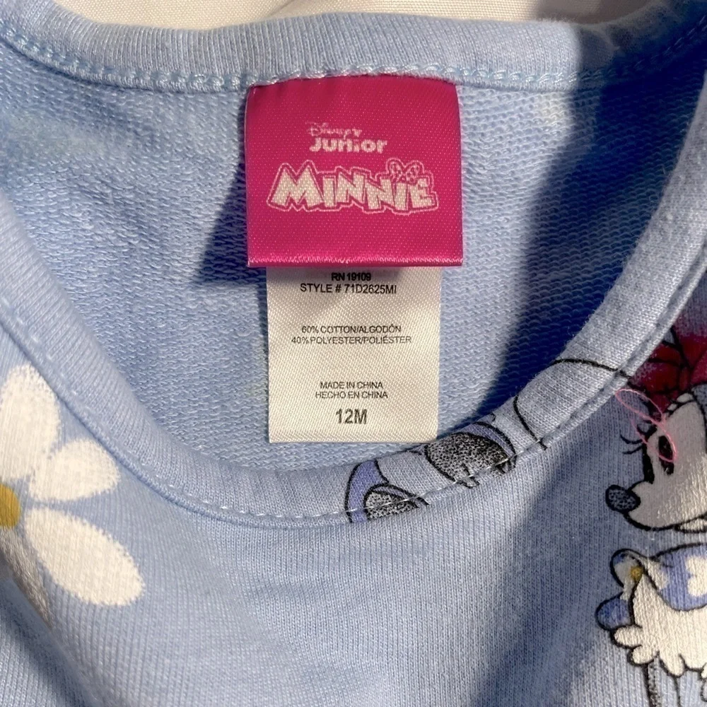 Disney Junior Minnie Mouse Baby Character Dress Blue Size 12M